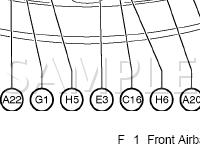 Engine Compartment Diagram for 2002 Toyota Sienna  3.0 V6 GAS