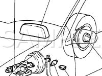Anti-Lock Brake Components Diagram for 2002 Toyota Sienna  3.0 V6 GAS