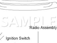 Audio System Diagram for 2002 Toyota Tacoma  2.4 L4 GAS