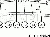 Engine Compartment Diagram for 2003 Toyota 4runner  4.0 V6 GAS