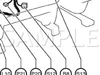Seats Diagram for 2003 Toyota Avalon XLS 3.0 V6 GAS
