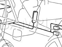 Supplemental Restraint Components Diagram for 2003 Toyota Avalon XLS 3.0 V6 GAS