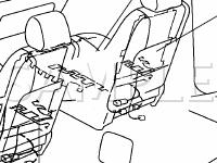 Seat Heater System Location Diagram for 2003 Toyota Camry  3.0 V6 GAS