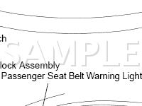 Combination Meter Diagram for 2003 Toyota Celica GT 1.8 L4 GAS