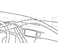 Sliding Roof System Location Diagram for 2003 Toyota Corolla  1.8 L4 GAS