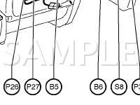 Seats Diagram for 2003 Toyota Land Cruiser  4.7 V8 GAS