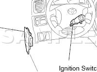 Theft Deterrent System Diagram for 2003 Toyota Land Cruiser  4.7 V8 GAS