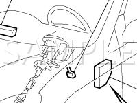 Power Steering Components Diagram for 2003 Toyota Prius  1.5 L4 ELECTRIC/GAS