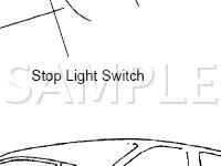 Stop Light Components Diagram for 2003 Toyota Prius  1.5 L4 ELECTRIC/GAS