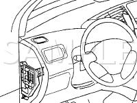 Defogger Components Diagram for 2003 Toyota Prius  1.5 L4 ELECTRIC/GAS