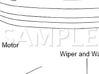 Wiper And Washer Components Diagram for 2003 Toyota Solara  3.0 V6 GAS