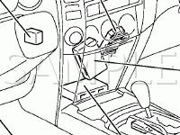 Instrument Panel Component Locations Diagram for 2004 Toyota 4runner  4.7 V8 GAS