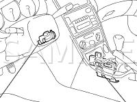 Ignition Switch And Key Unlock Warning Switch Diagram for 2004 Toyota Celica GTS 1.8 L4 GAS
