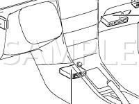 Instrument Panel Locations Diagram for 2004 Toyota Corolla  1.8 L4 GAS