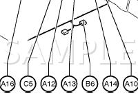 Electrical Wiring Routing Diagram for 2004 Toyota Corolla  1.8 L4 GAS