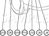 Electrical Wiring Routing Diagram for 2004 Toyota Corolla  1.8 L4 GAS