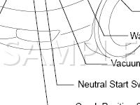 SFI System Locations Diagram for 2004 Toyota Corolla  1.8 L4 GAS