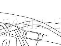Sliding Roof System Location Diagram for 2004 Toyota Corolla  1.8 L4 GAS