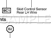 Body Splices And Grounds Diagram for 2004 Toyota Echo  1.5 L4 GAS