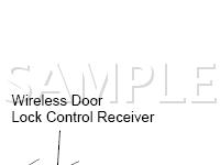 Wireless Door Lock Control Components Diagram for 2004 Toyota Echo  1.5 L4 GAS