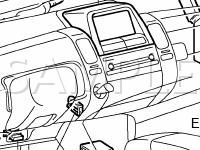 Air Conditioning System Diagram for 2004 Toyota Prius  1.5 L4 ELECTRIC/GAS