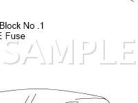 Backup Light Components Diagram for 2004 Toyota Tacoma  2.7 L4 GAS