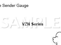 Combination Meter Diagram for 2004 Toyota Tacoma  2.7 L4 GAS