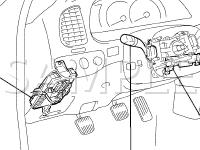 Turn Signal And Hazard Warning Components Diagram for 2004 Toyota Tundra  4.7 V8 GAS