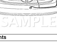 Electrical Wiring Routing Diagram for 2005 Toyota Corolla  1.8 L4 GAS