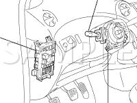 Turn Signal And Hazard Warning Components Diagram for 2005 Toyota Echo  1.5 L4 GAS