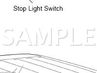 Stop Light Components Diagram for 2005 Toyota Land Cruiser  4.7 V8 GAS