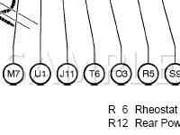 Instrument Panel Diagram for 2005 Toyota Sequoia Limited 4.7 V8 GAS