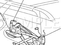 Passenger Door Control System Diagram for 2005 Toyota Sequoia Limited 4.7 V8 GAS