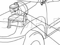 Brake System Diagram for 2005 Toyota Tacoma PRE Runner 2.7 L4 GAS