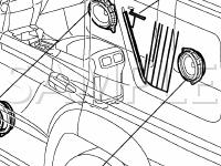 Audio Components Diagram for 2006 Toyota 4runner SR5 4.0 V6 GAS