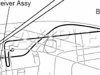 Back Monitor System Locations Diagram for 2006 Toyota 4runner SR5 4.7 V8 GAS