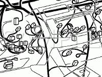 Instrument Panel Component Locations Diagram for 2006 Toyota Avalon XL 3.5 V6 GAS