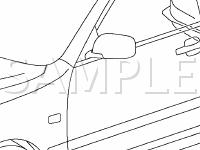 Combination Meter Location Diagram for 2006 Toyota Camry LE 3.0 V6 GAS