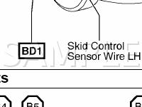 Electrical Wiring Routing Diagram for 2006 Toyota Matrix XR 1.8 L4 GAS