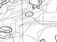 Combination Meter Diagram for 2006 Toyota Prius  1.5 L4 ELECTRIC/GAS