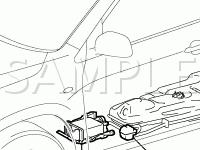 Engine Compartment And Fuel System Diagram for 2006 Toyota RAV4 Limited 2.4 L4 GAS