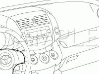 Steering Wheel Diagram for 2006 Toyota RAV4 Sport 2.4 L4 GAS