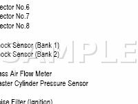 Engine Compartment Components Diagram for 2007 Toyota Land Cruiser  4.7 V8 GAS