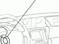 Instrument Panel Components Diagram for 2007 Toyota Land Cruiser  4.7 V8 GAS