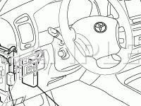 Instrument Panel Components Diagram for 2007 Toyota Land Cruiser  4.7 V8 GAS