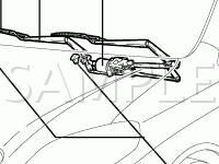 Windshield Wiper/Washer Components Diagram for 2007 Toyota Matrix XR 1.8 L4 GAS