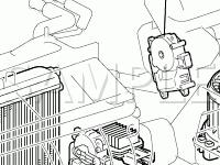 Instrument Panel Heating/Cooling Components Diagram for 2007 Toyota Sienna CE 3.5 V6 GAS