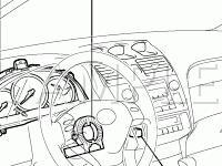 Instrument Panel Components Diagram for 2008 Chevrolet AVEO5 LT 1.6 L4 GAS