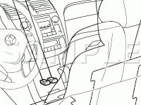 Seat Components Diagram for 2007 Toyota Solara SE 3.3 V6 GAS
