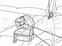 Brake Components Diagram for 2007 Toyota Tacoma X-RUNNER 4.0 V6 GAS